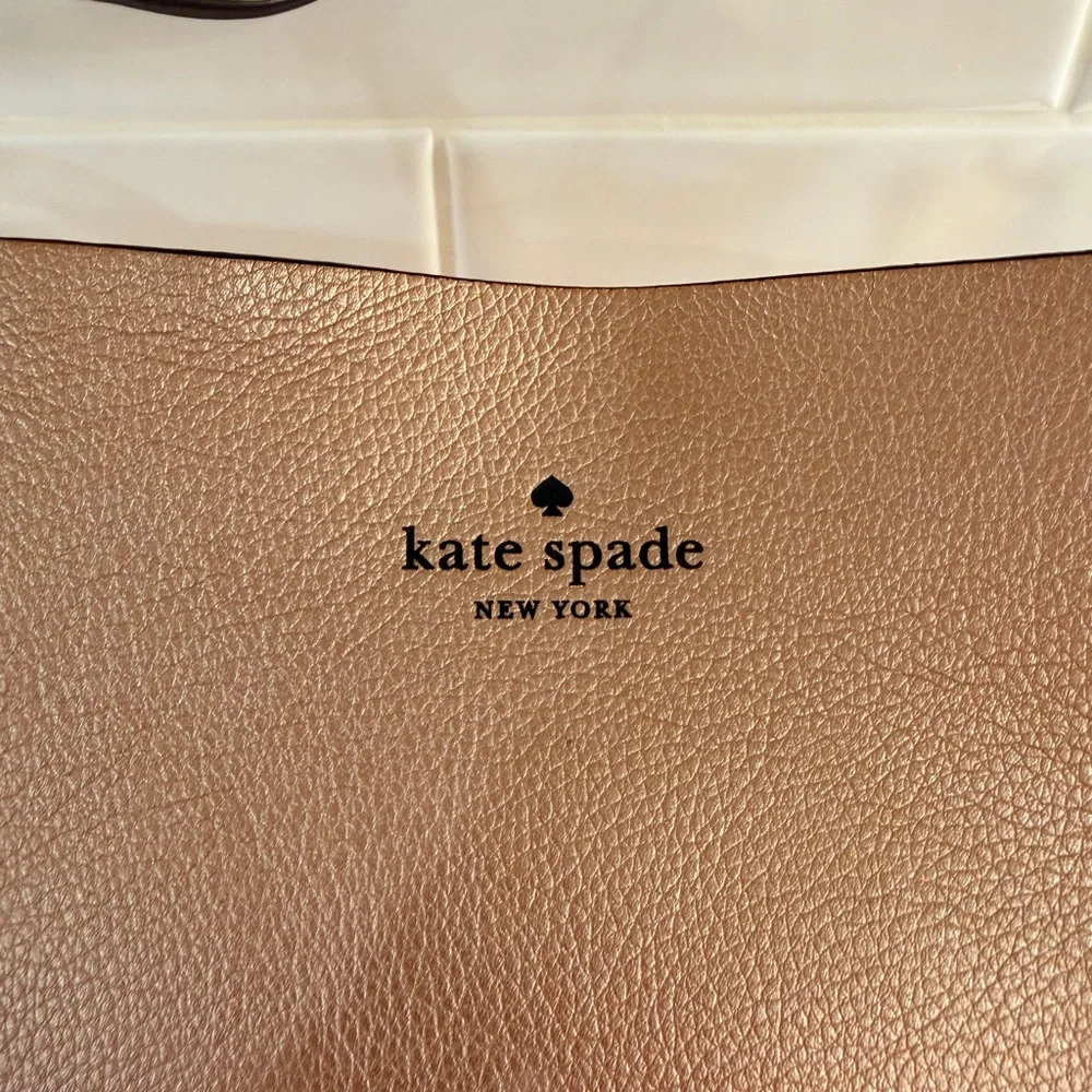 Kate Spade Rose Gold Reversible Tote - Picture 13 of 16